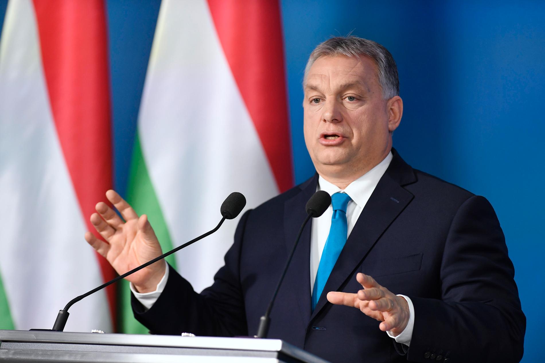 Den ungerske premiärministern Viktor Orbán. Arkivbild.