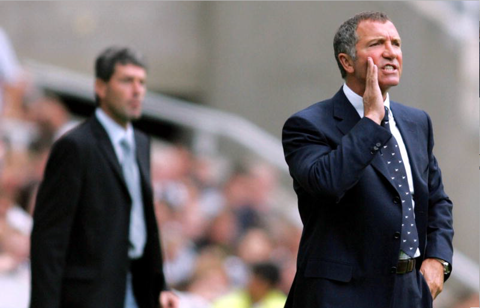 Graeme Souness under tiden som tränare för Newcastle. Foto: AP Photo/Scott Heppell