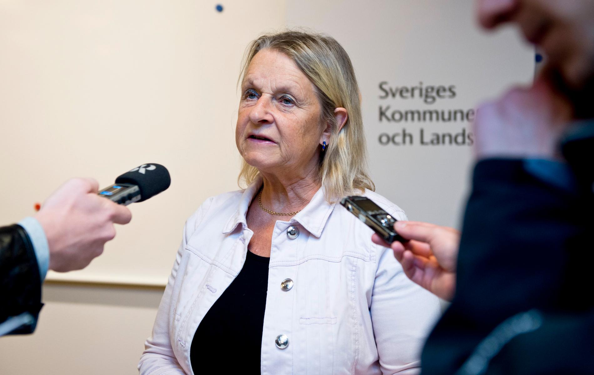 Ingela Gardner Sundström, ordförande för förhandlingsdelegationen , Sveriges Kommuner och Landsting.