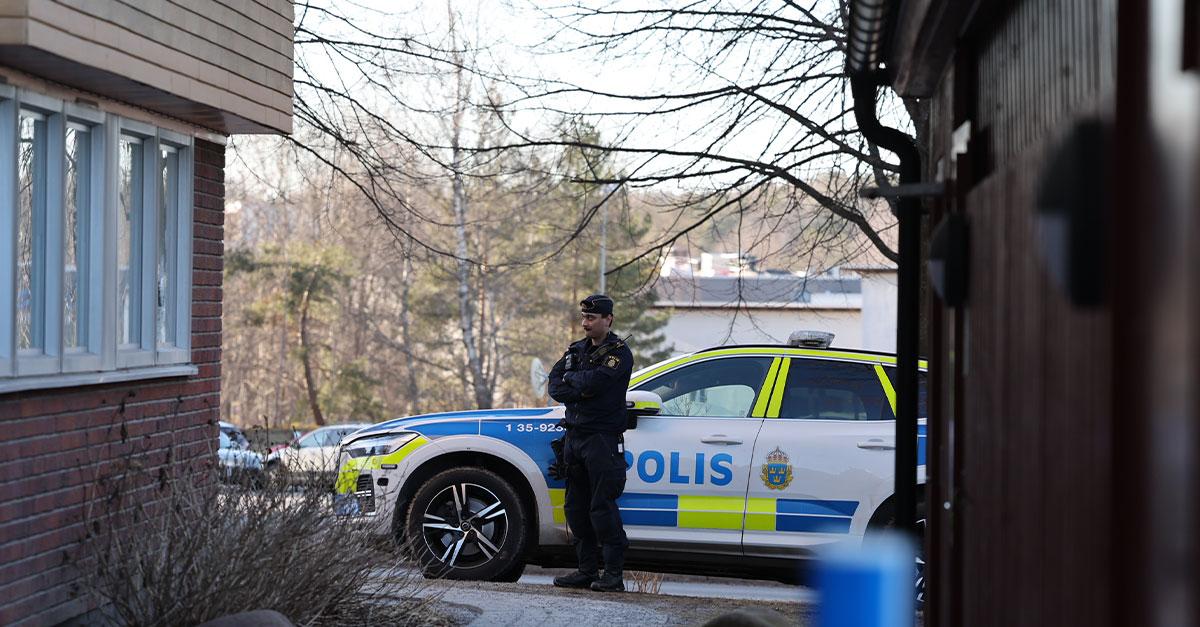 Säpo in terror operation after alarm about an explosion south of Stockholm