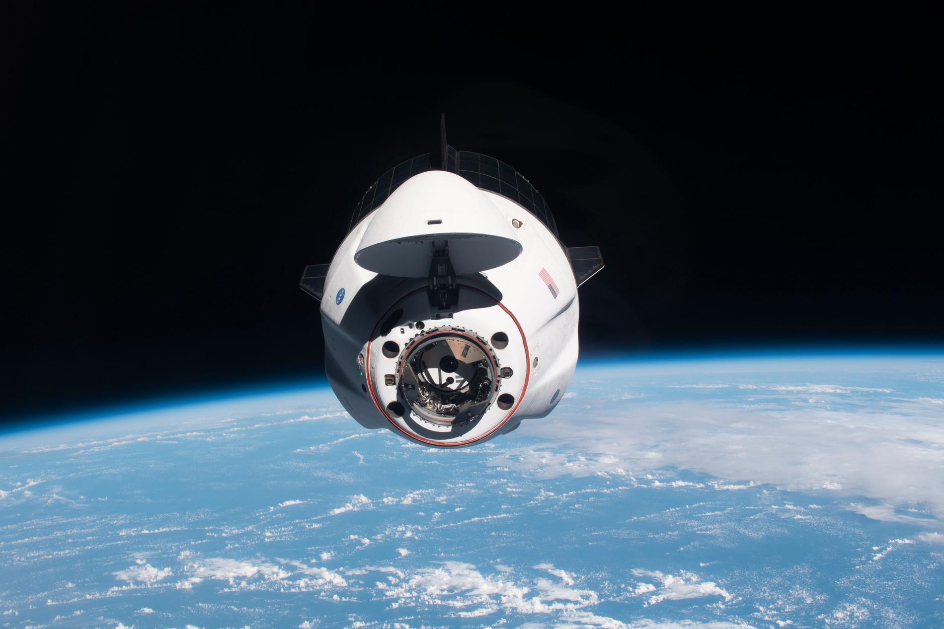 SpaceX Crew Dragon Endeavour när den dockade med ISS