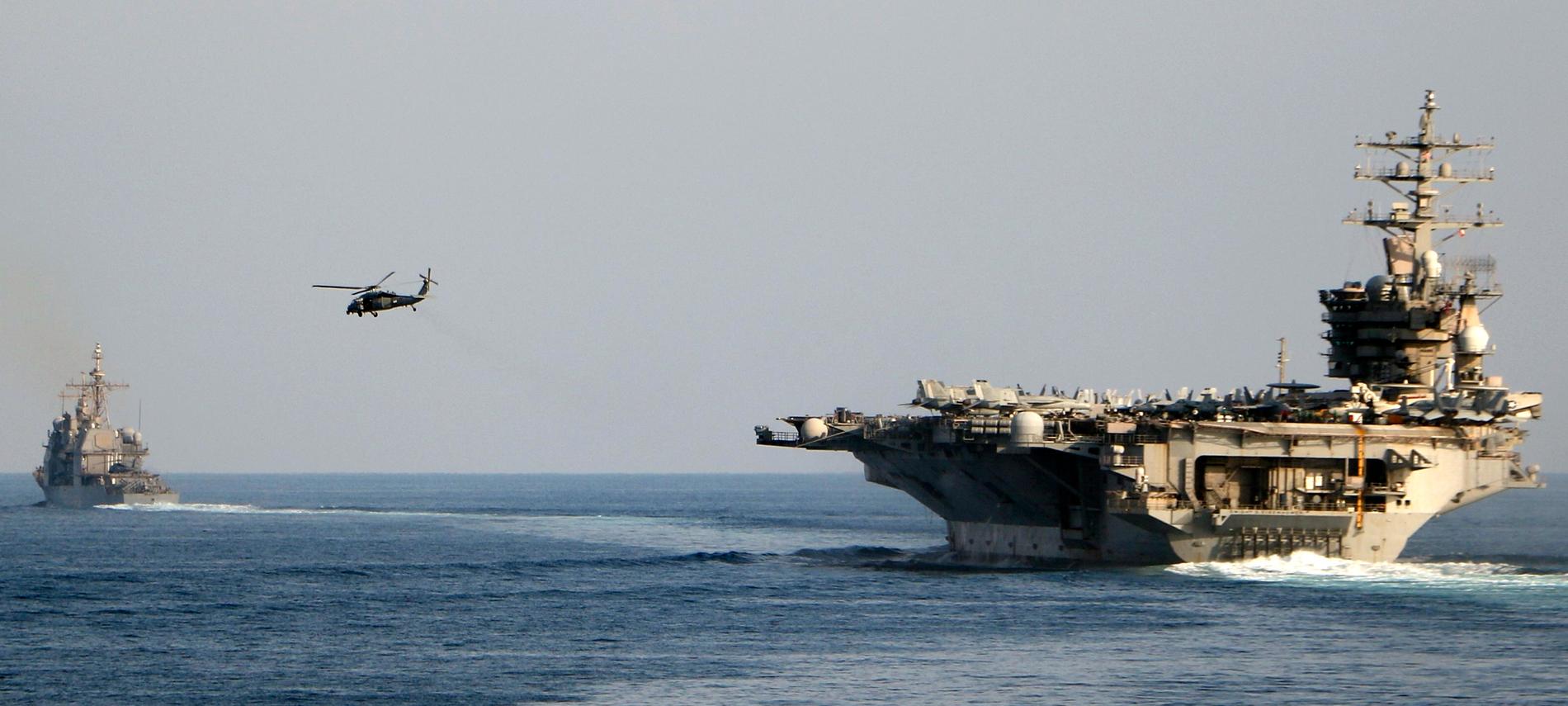 USS Dwight D. Eisenhower har blivit placerad i Röda havet sedan Iranstödda Huthi-rebellerna genomfört flera attacker till stöd för palestinierna i Gaza.