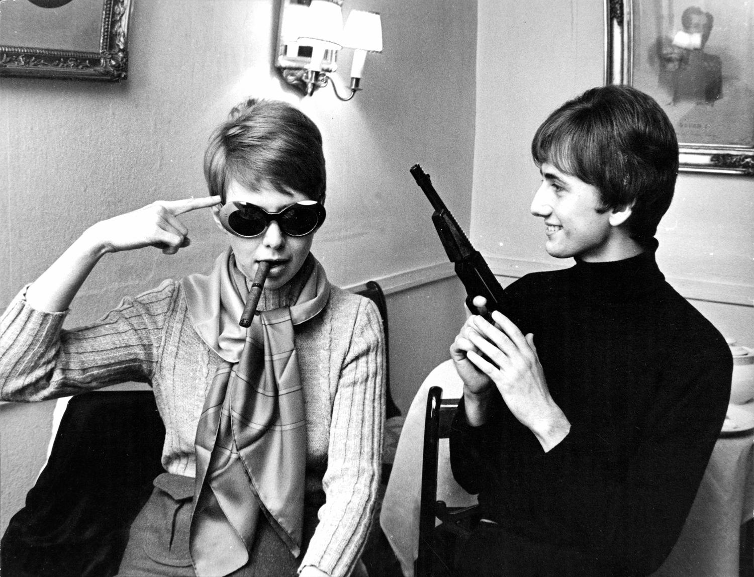 Anita Lindblom med sångaren Mats Olin (”Jag tror på sommaren”) 1967.