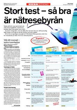 Aftonbladet den 9 november.