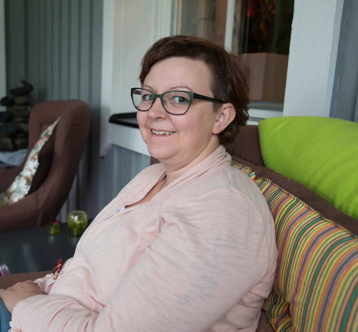 Carina Ekman när Aftonbladet intervjuade henne sommaren 2016. Då hade hon ännu inte fått den operation som skulle återställa hennes underliv.