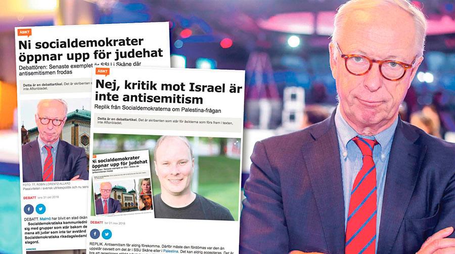 Tystnaden inför antisemitiska krafter som öppnar upp för antisemitism i Sverige hör varken hemma i Socialdemokraterna eller i vårt samhälle, skriver Gunnar Hökmark.