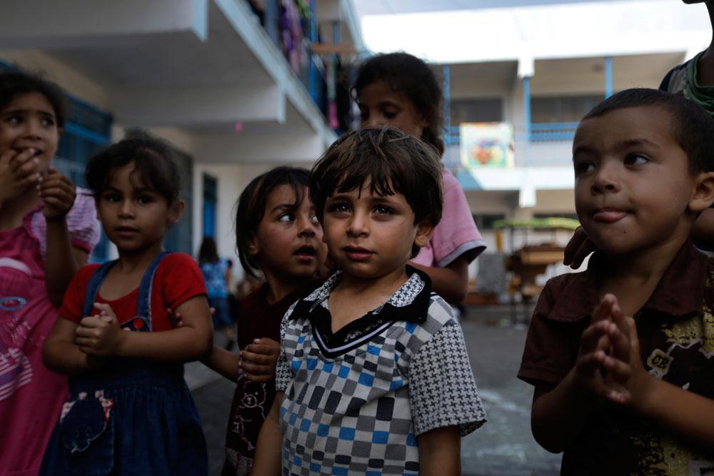 Barn i Gaza.