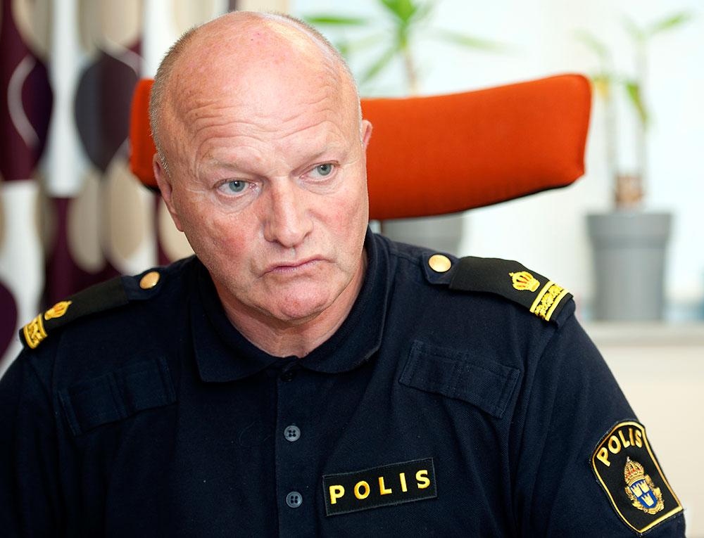 Anders Jonasson, polisinspektör i Blekinge län.