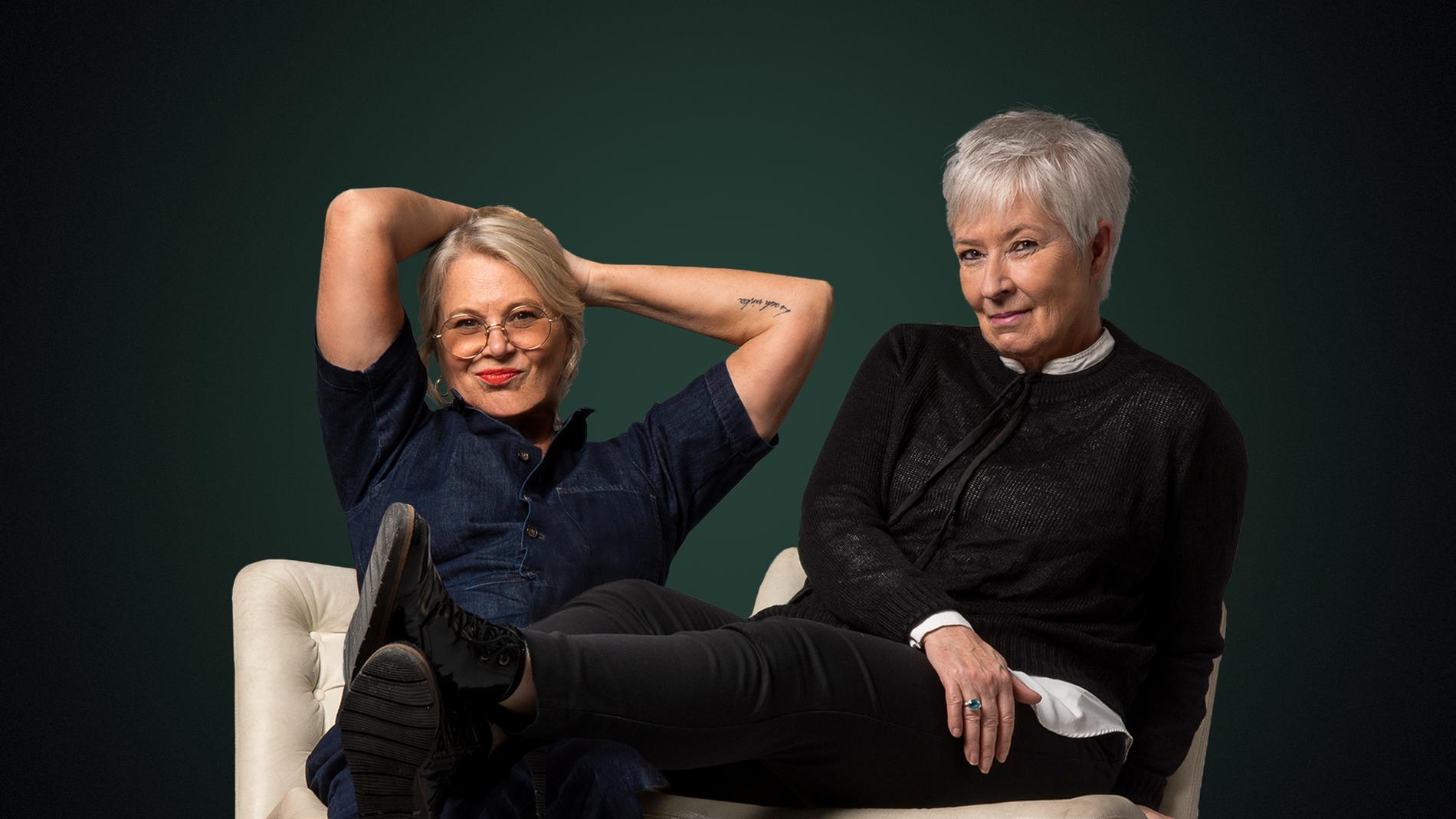 Helena von Zweigbergk och Mona Sahlin har podcasten ”Sahlin och Zweigbergk” ihop.