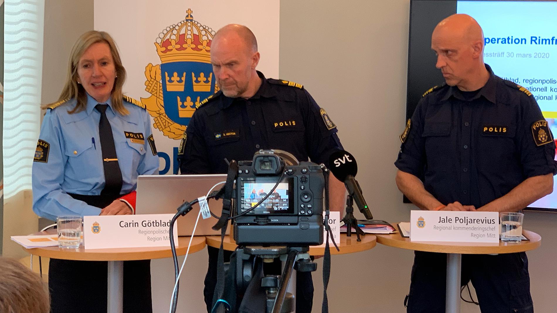 Presskonferensen i Uppsala har börjat.