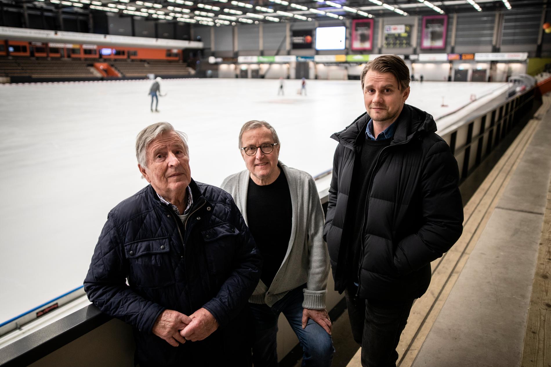 Harry Ahlén, Göran "Fiskarn" Johansson och David Karlsson.