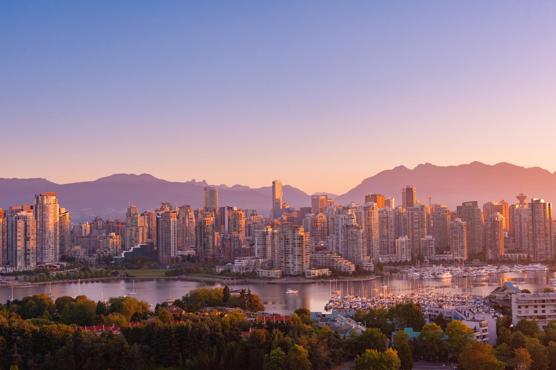 Natur och miljö står i fokus i Vancouver. 