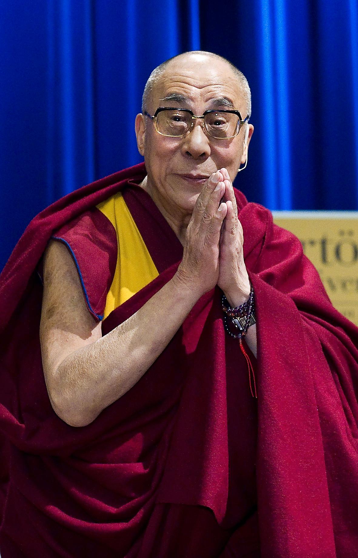 Dalai lama på Sverigebesök 2011.
