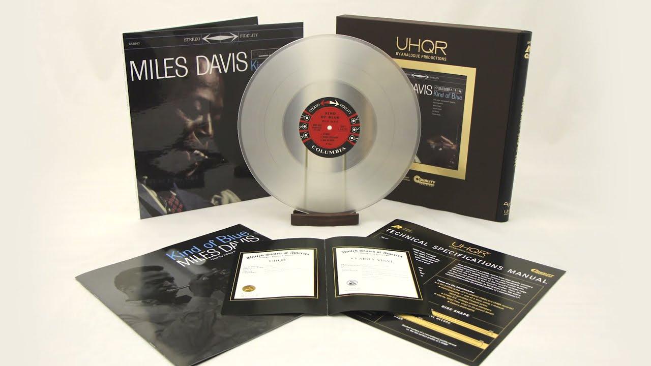 UHQR-versionen på vinyl av Miles Davis ”Kind of blue”.