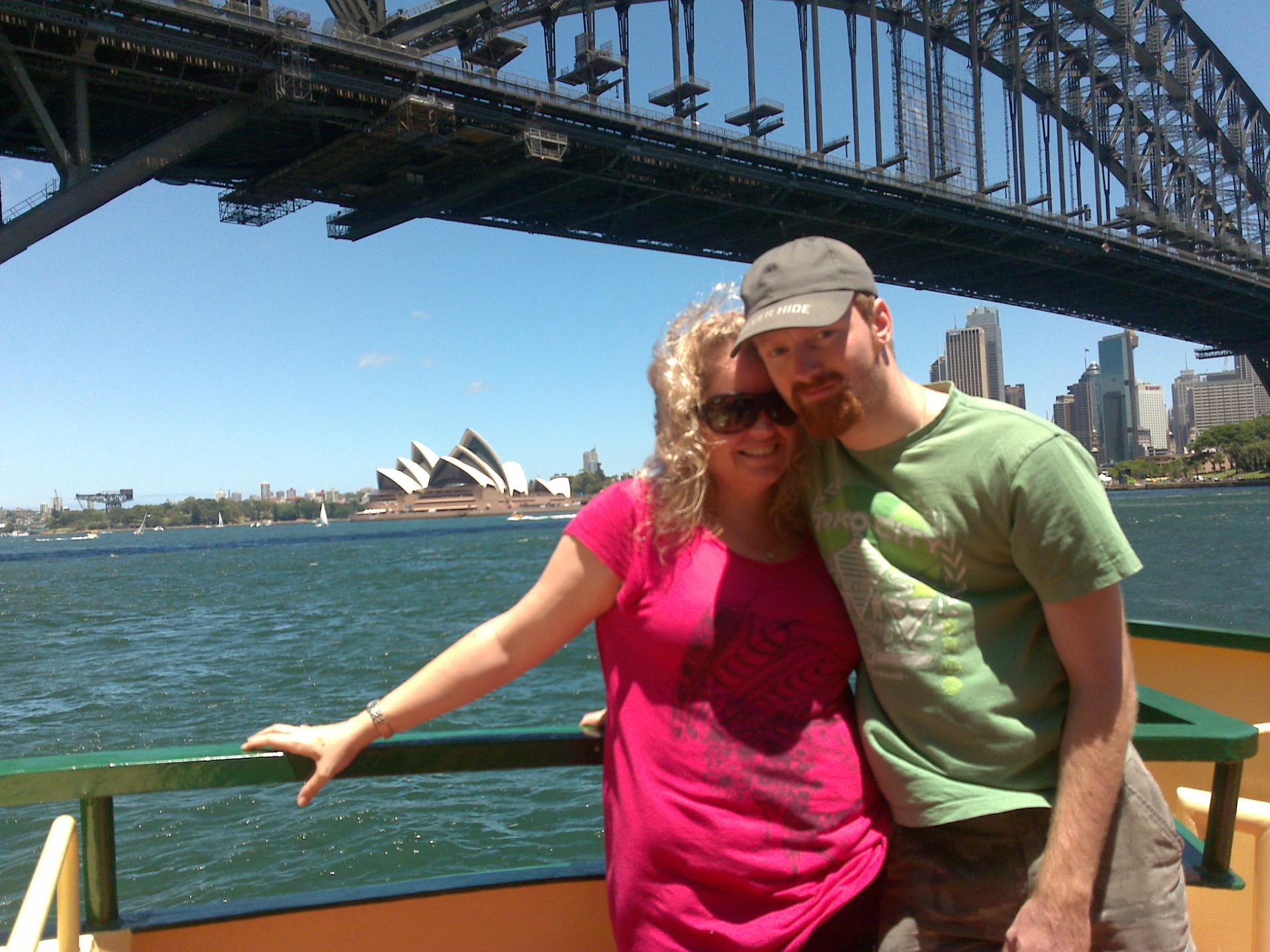 Och besökt Sydney i Australien tillsammans.