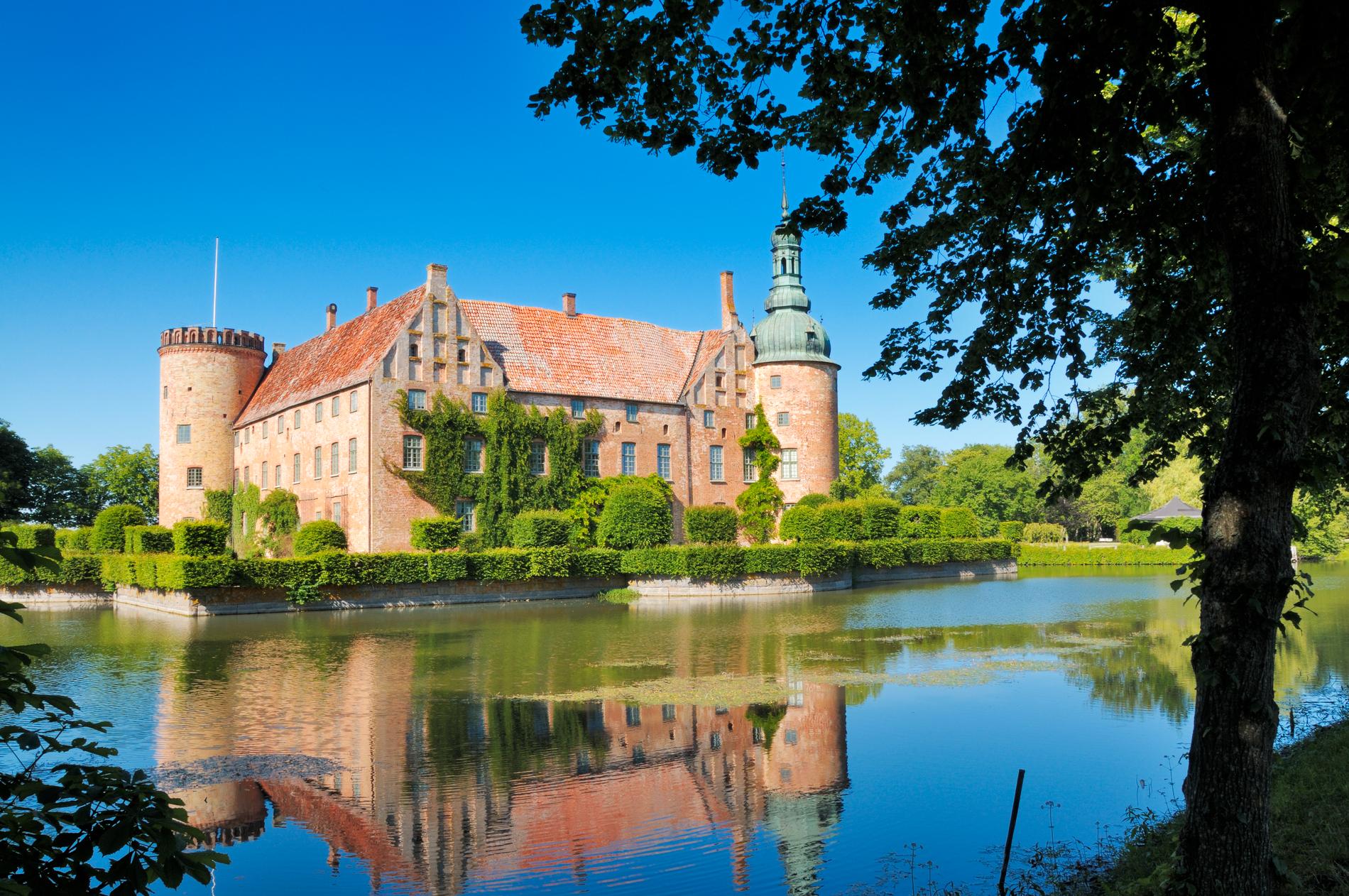 Vittskövle slott i Kristianstad kommun. Är inte öppet för allmänheten. 