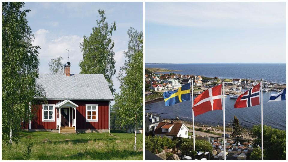 Svenska stugor är mest attraktivt bland norrmännen.