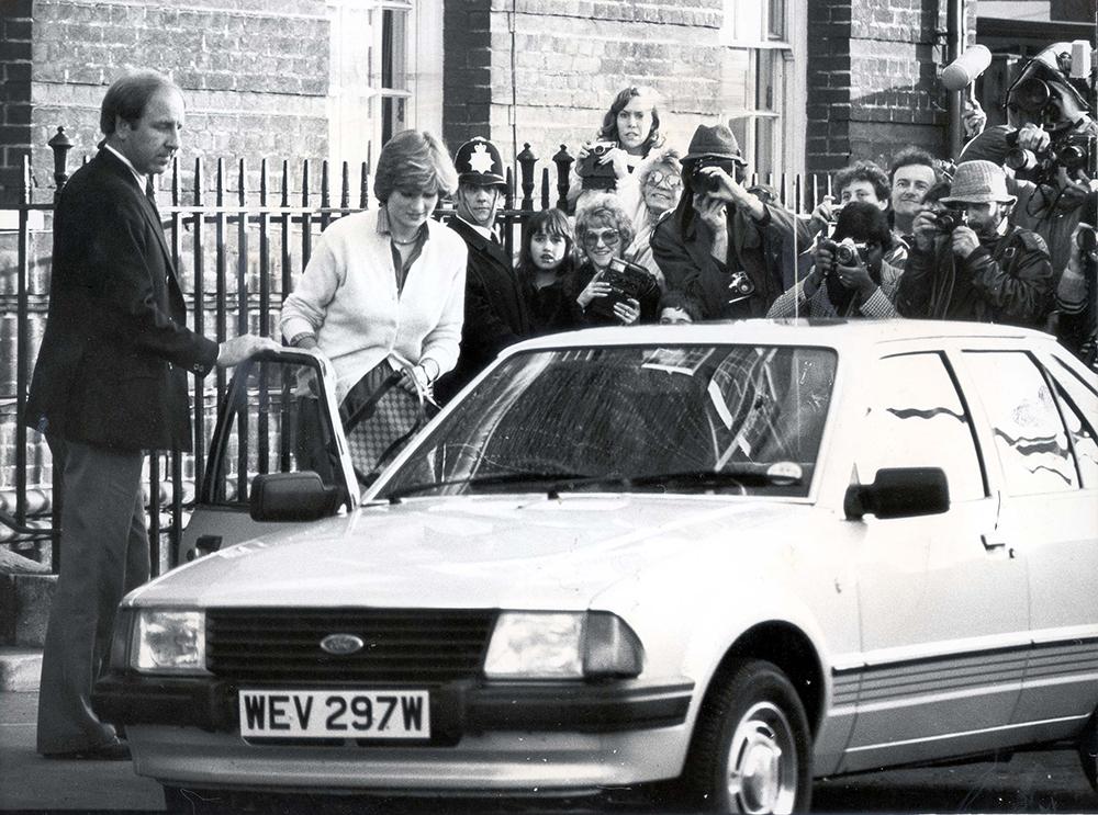 Prinsessan Diana sågs köra sin älskade Ford vart hon än skulle i London. 