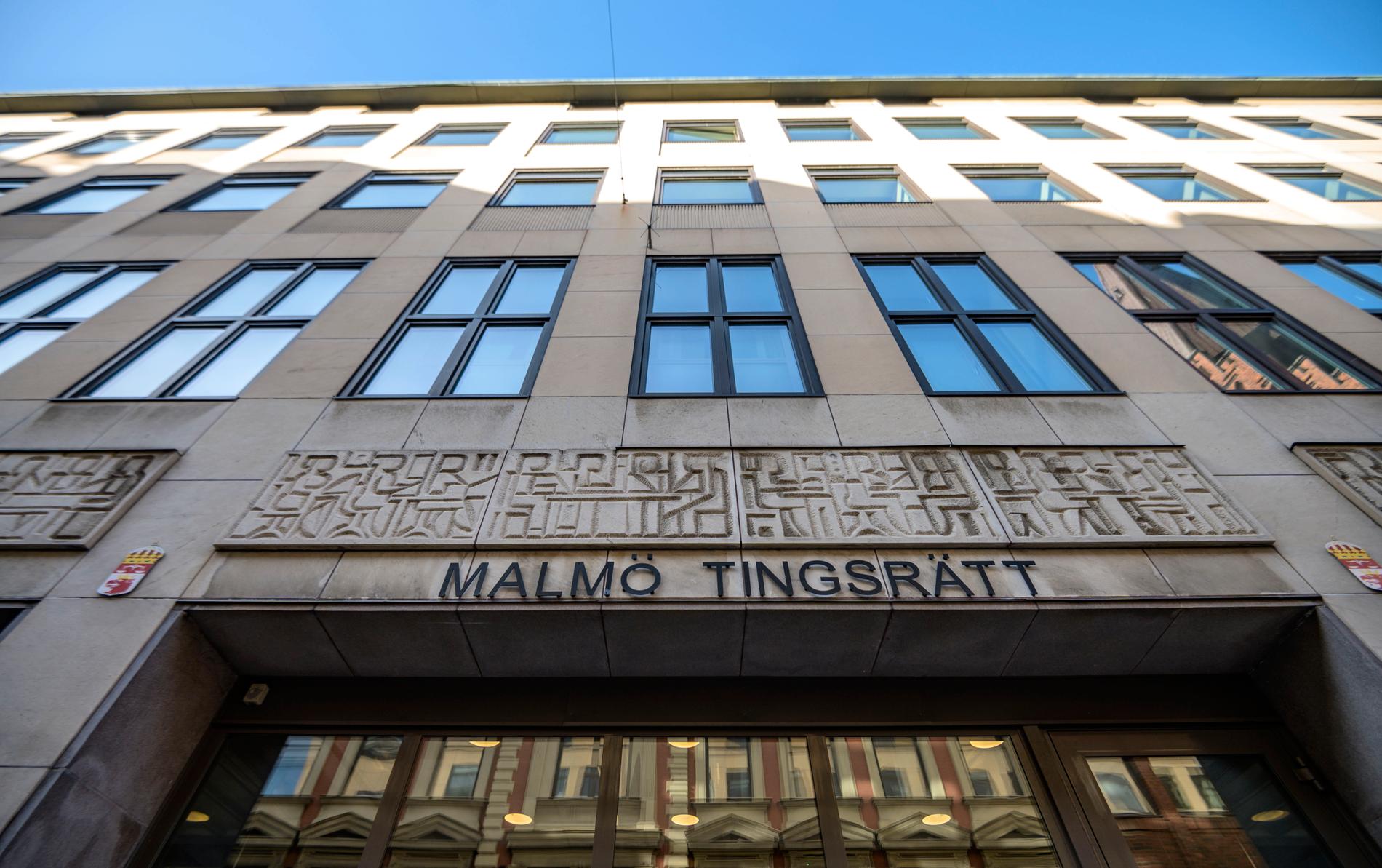 Exteriörbild på Malmö Tingsrätt på Kalendegatan i centrala Malmö.