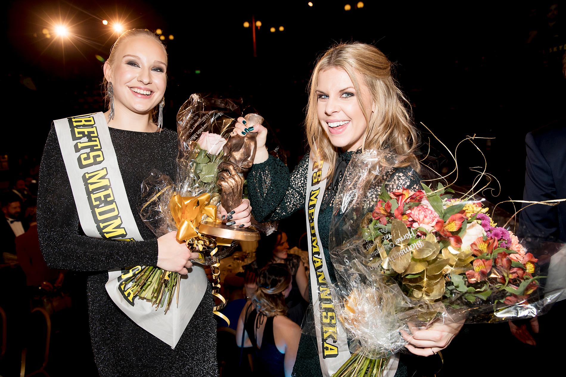 Julia Östfeldt och Emma Blomdahl utsågs till Årets medmänniskor på Svenska Hjältar-galan 2016.