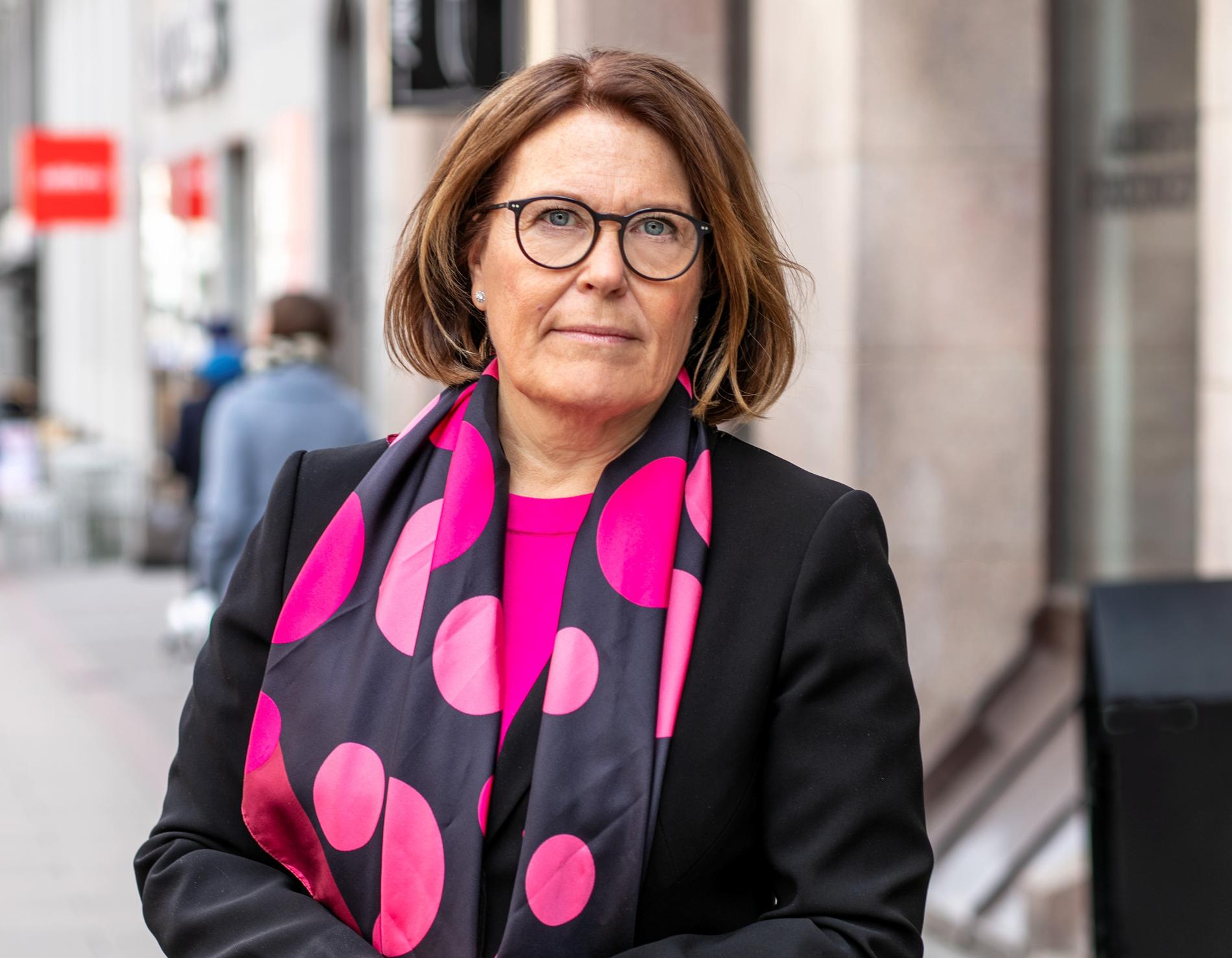 Svensk Handels vd Karin Johansson. 