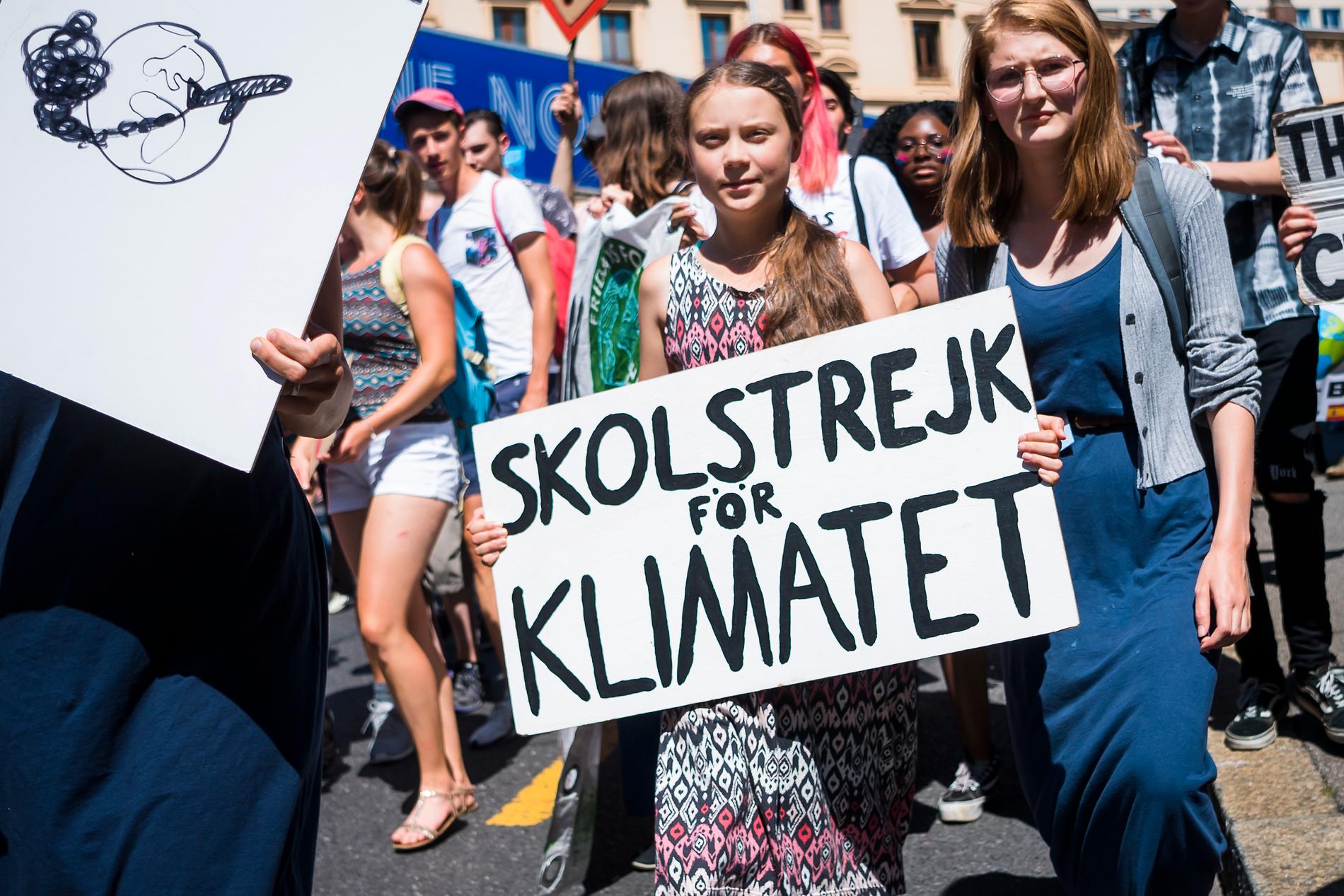 Varje fredag strejkar Greta Thunberg för klimatet.