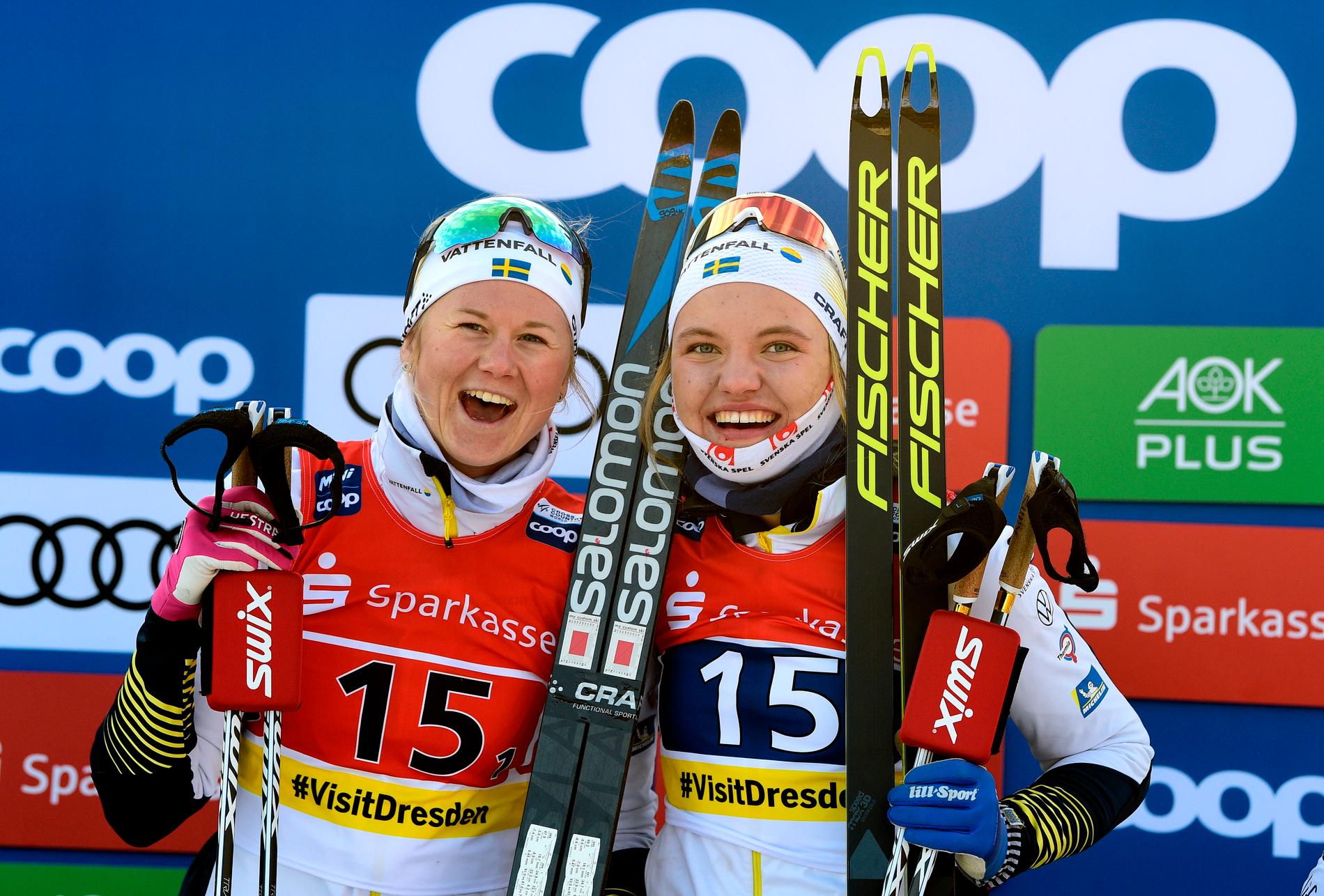 Maja Dahlqvist och Linn Svahn.