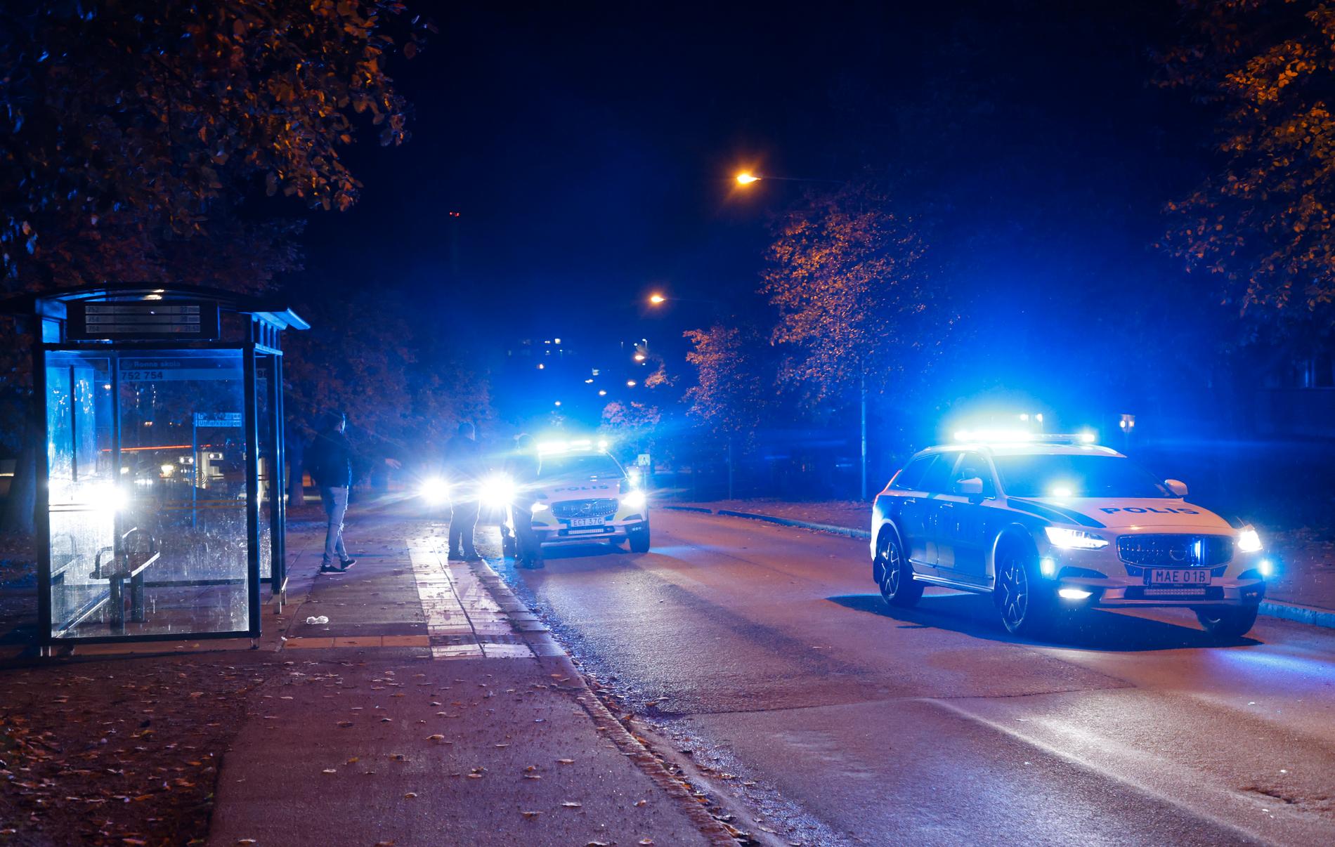 Det var ett stort polispådrag efter att en person sköts till döds i stadsdelen Ronna i Södertälje den 1 oktober förra året.