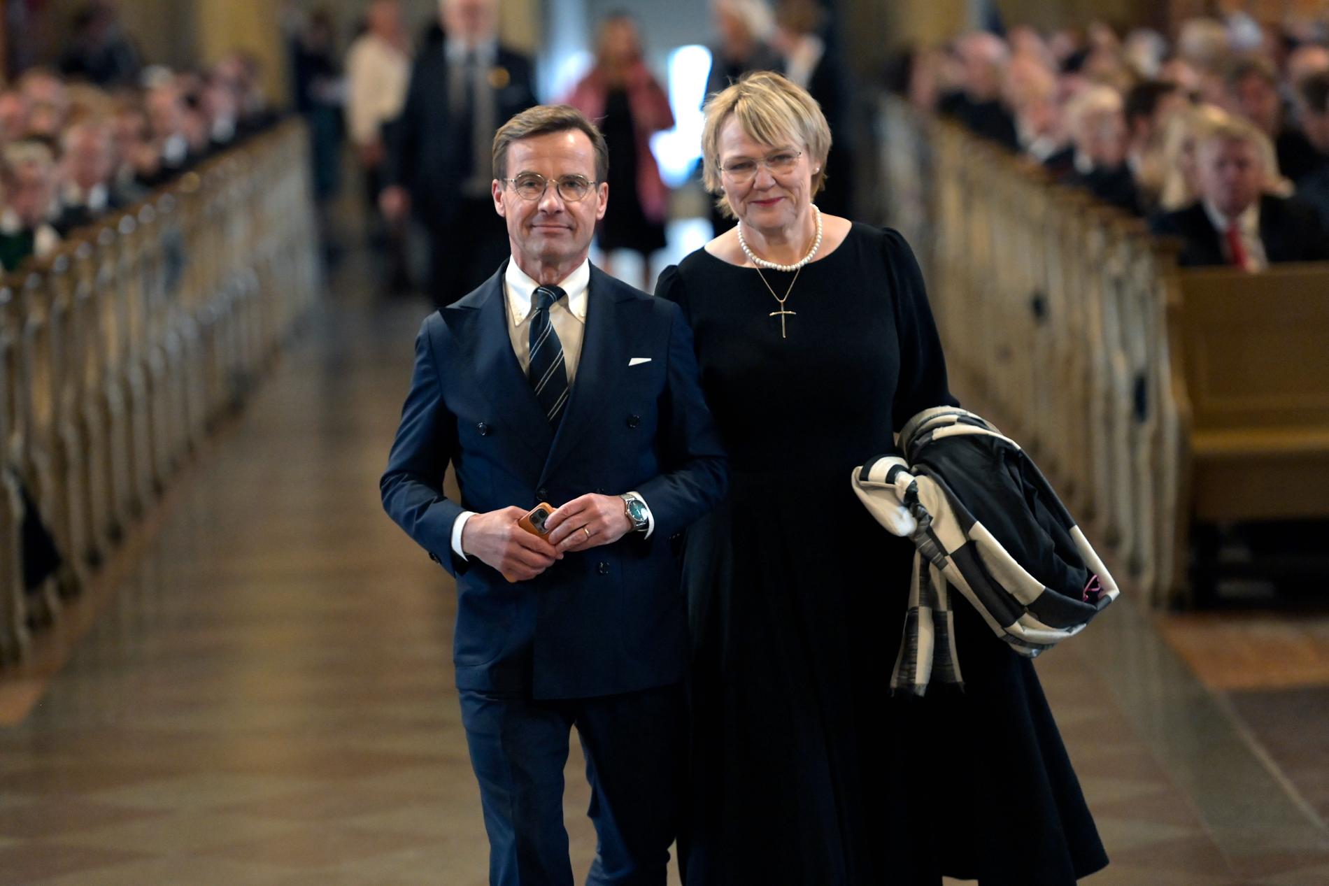 Ulf Kristersson med frun Birgitta Ed.
