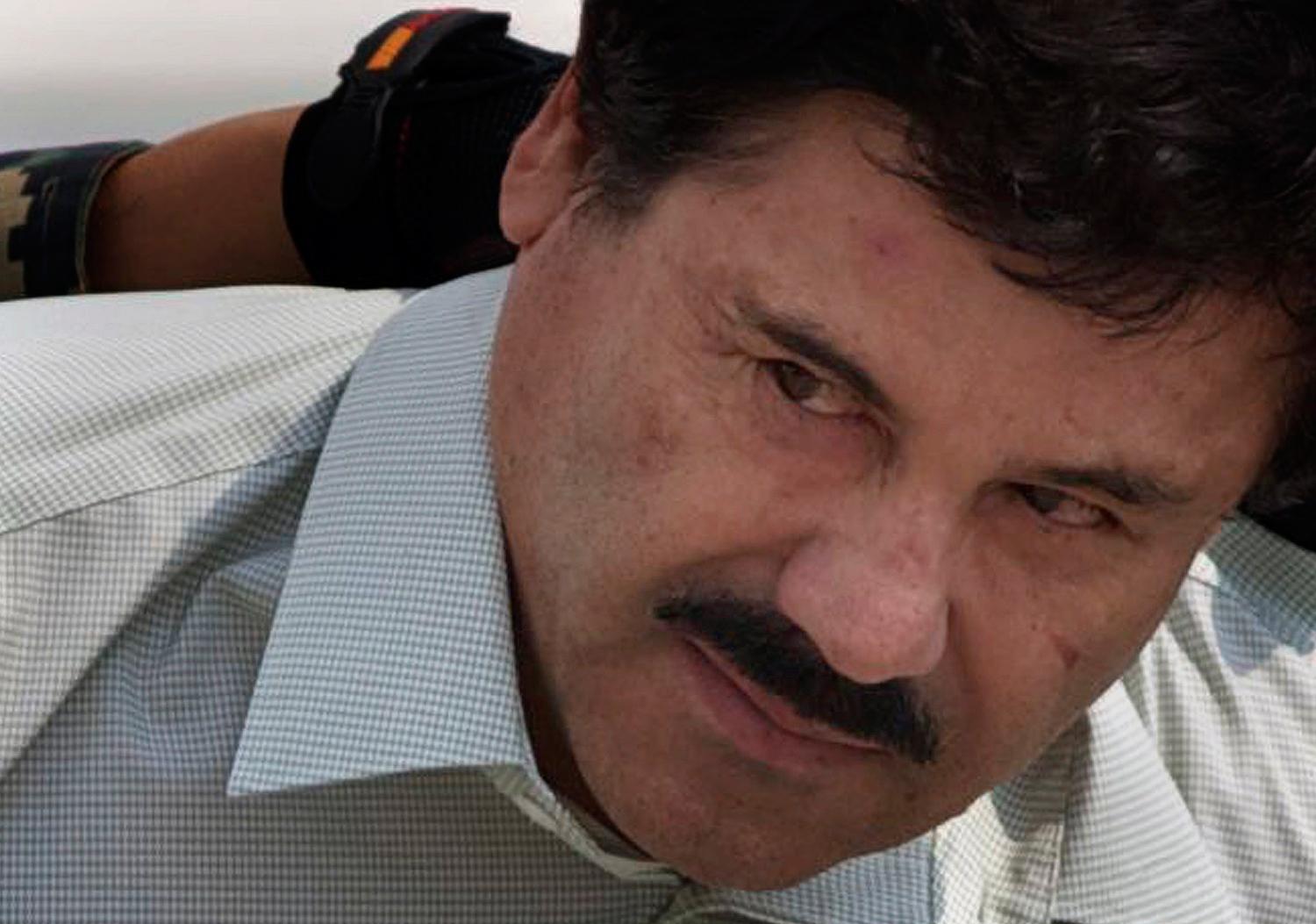 ”El Chapo” när han greps förra gången