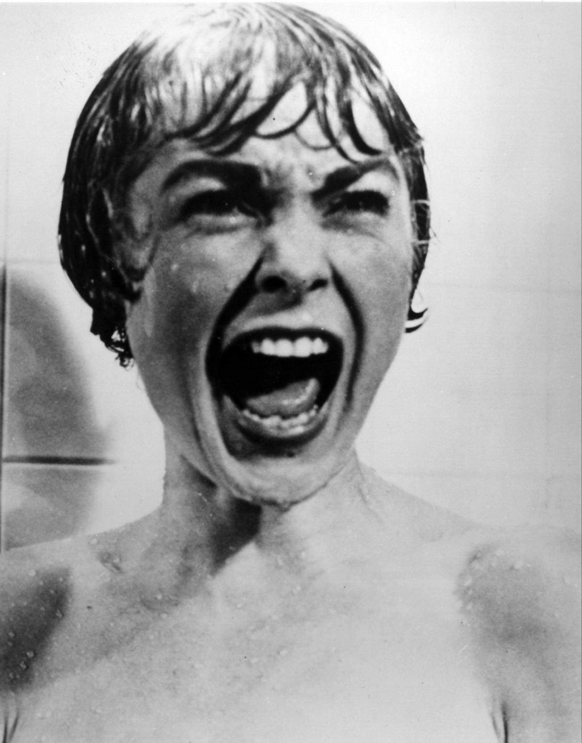 Janet Leigh tar en dusch i ”Psycho”.