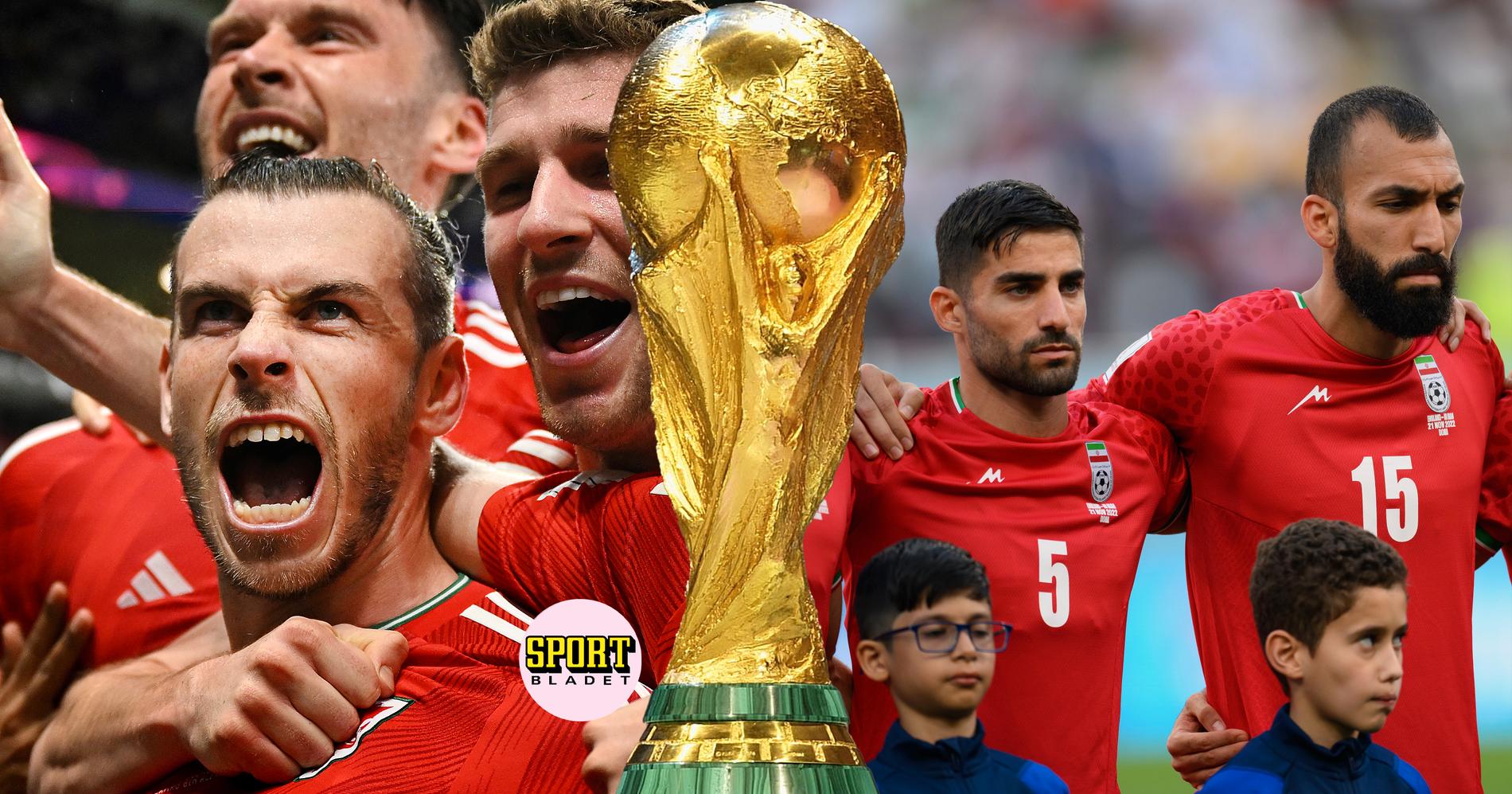 Garteh Bale och Wales jagar sin första seger i fotbolls-VM 2022. Nu väntar Iran i andra gruppspelsomgången.