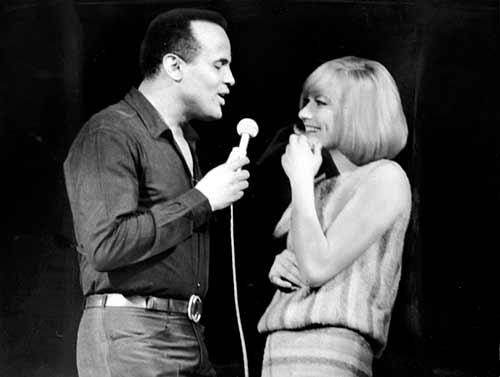 Harry Belafonte och Monica Zetterlund uppträder tillsammans 1966.