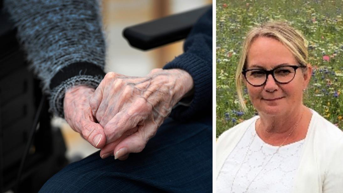Ulla Lundin, resultatenhetschef på Stadsgårdens omvårdnadsboende i Enköping. 