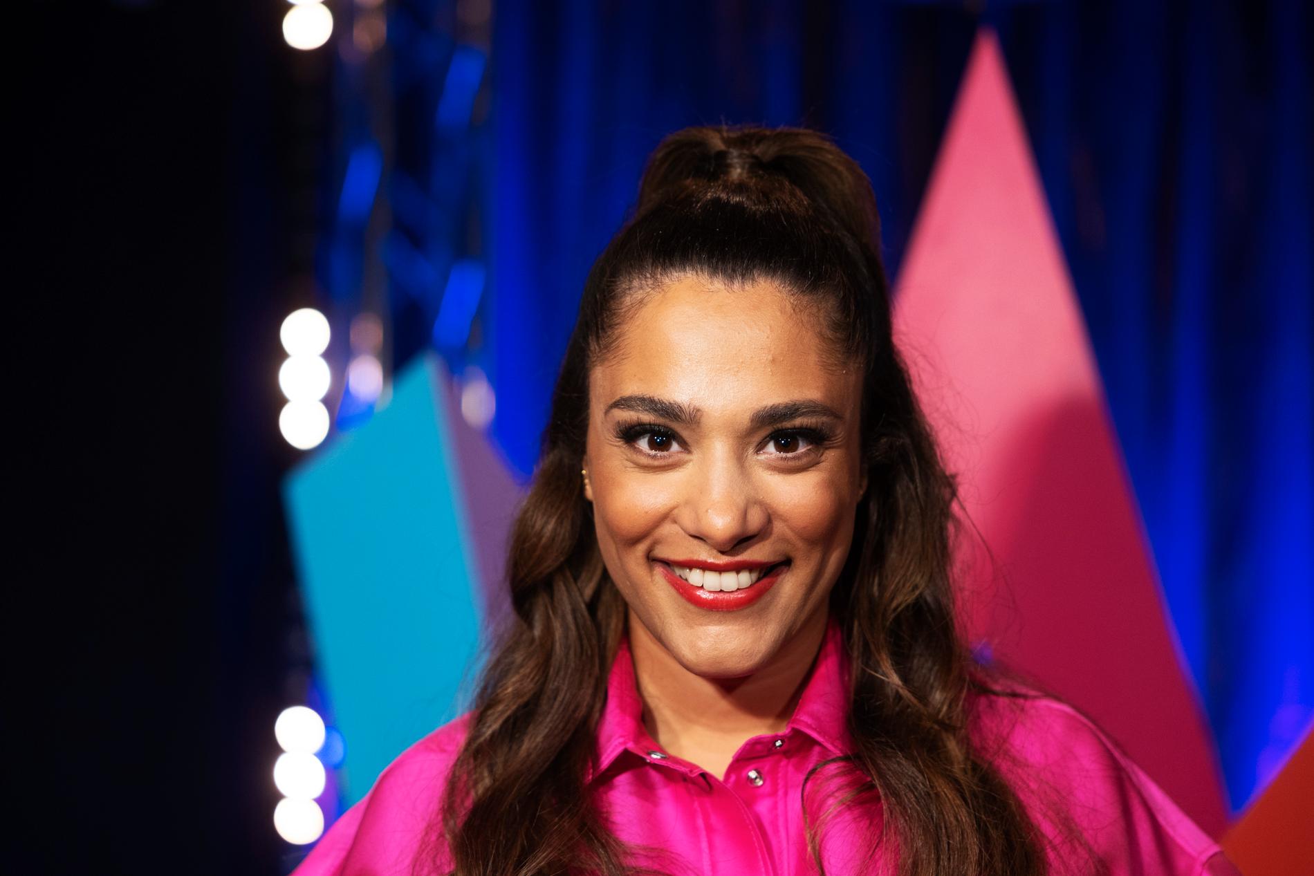 Farah Abadi i Melodifestivalen.