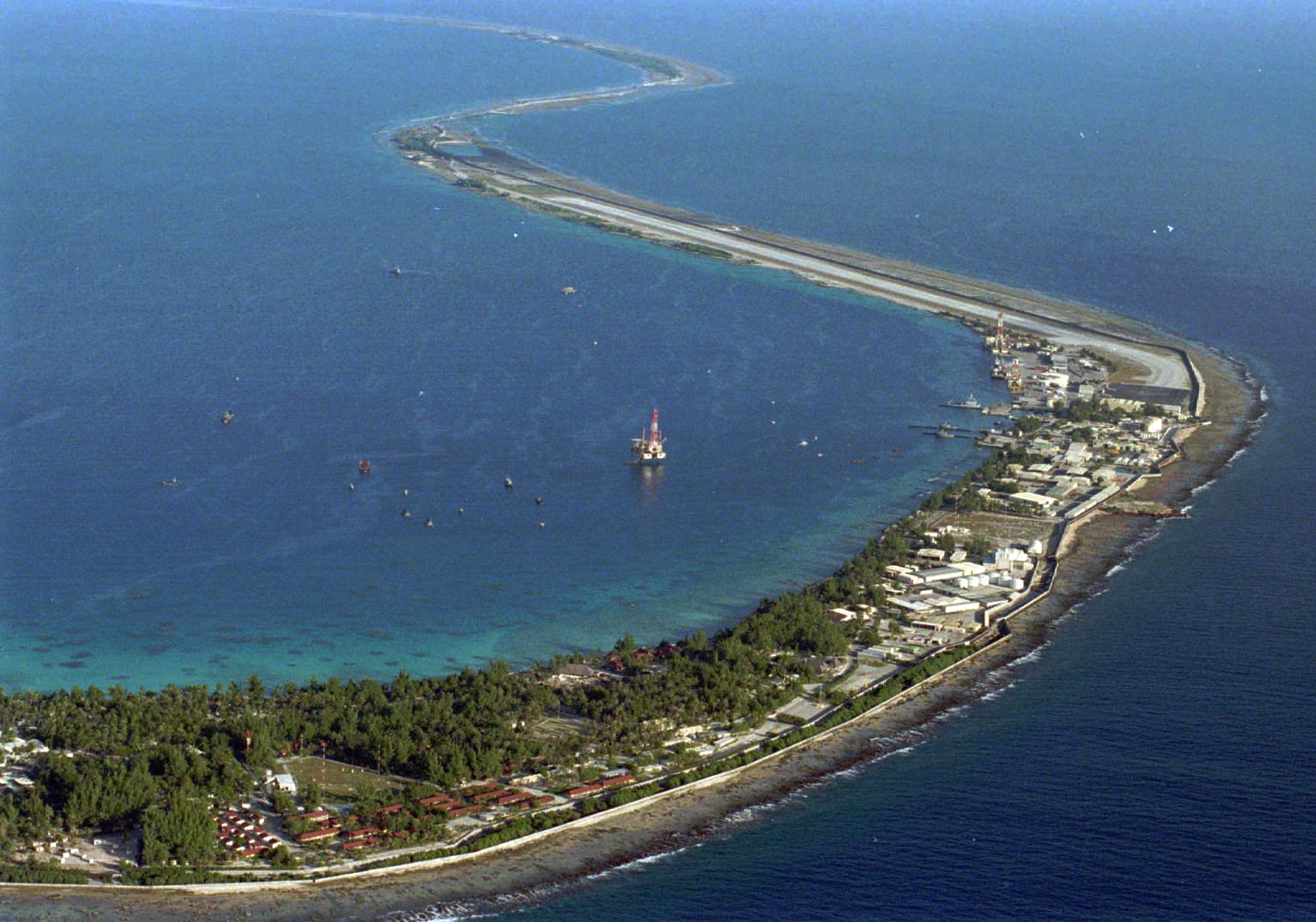 Mururoa, sydöster om Tahiti i Stilla havet. Arkivbild.