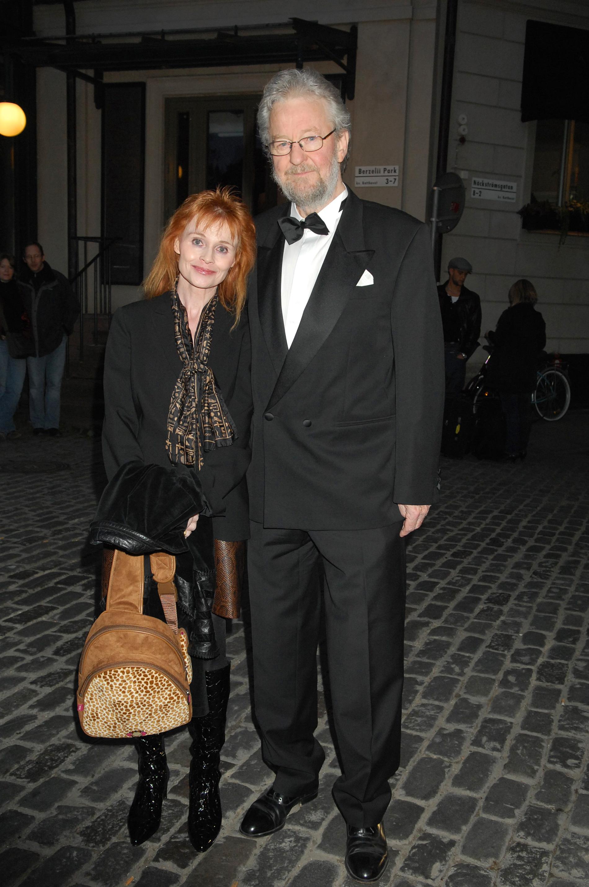 Peter Dahl med frun Tina Hamrin Dahl i september 2008. 