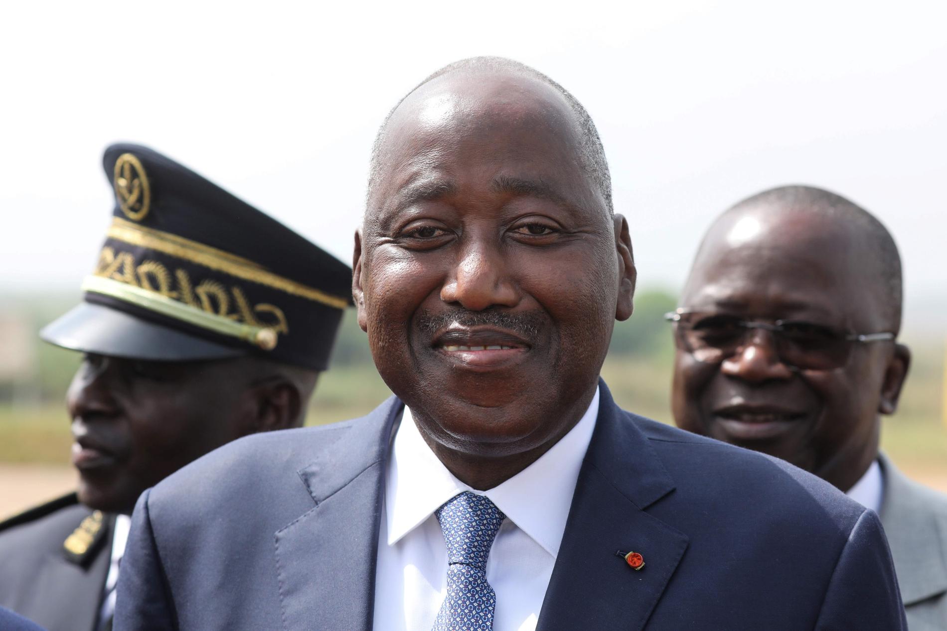 Ivorianske premiärministern och presidentkandidaten Amadou Gon Coulibaly har gått bort. Arkivbild.
