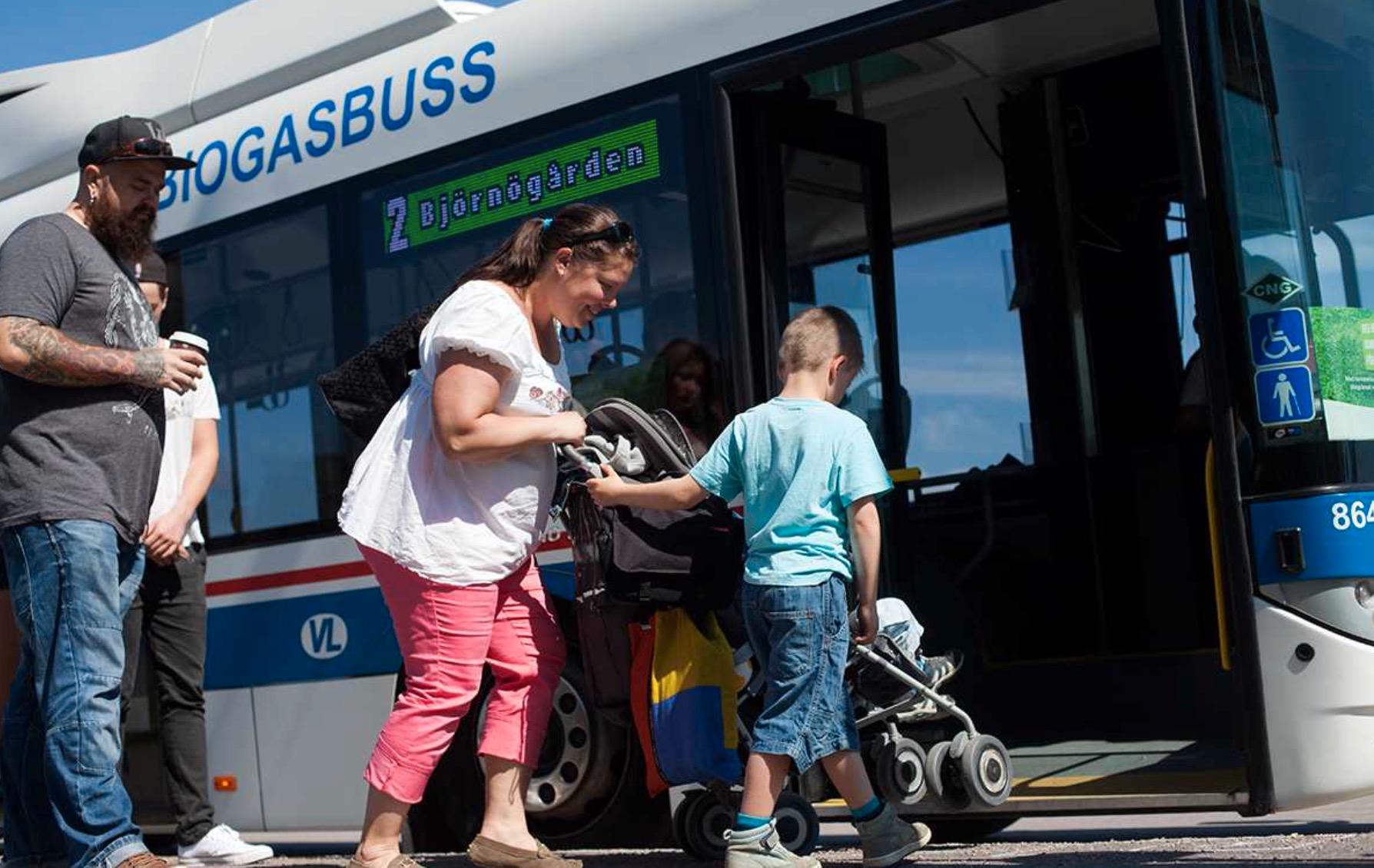VL-buss i Västerås.