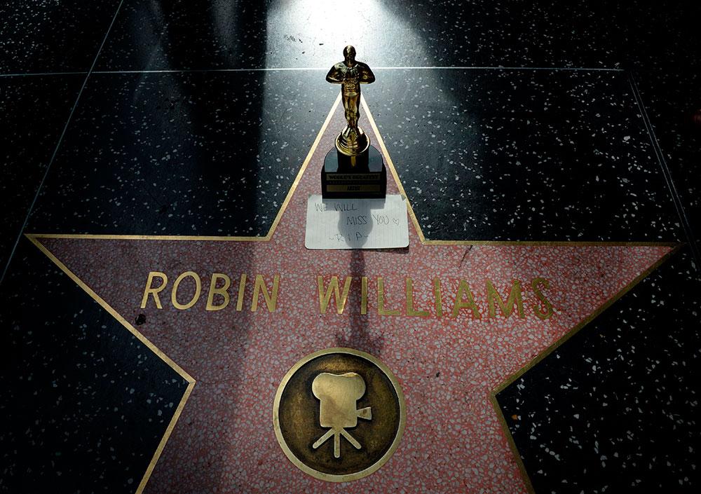 Williams stjärna på ”Walk of fame” i Hollywood.