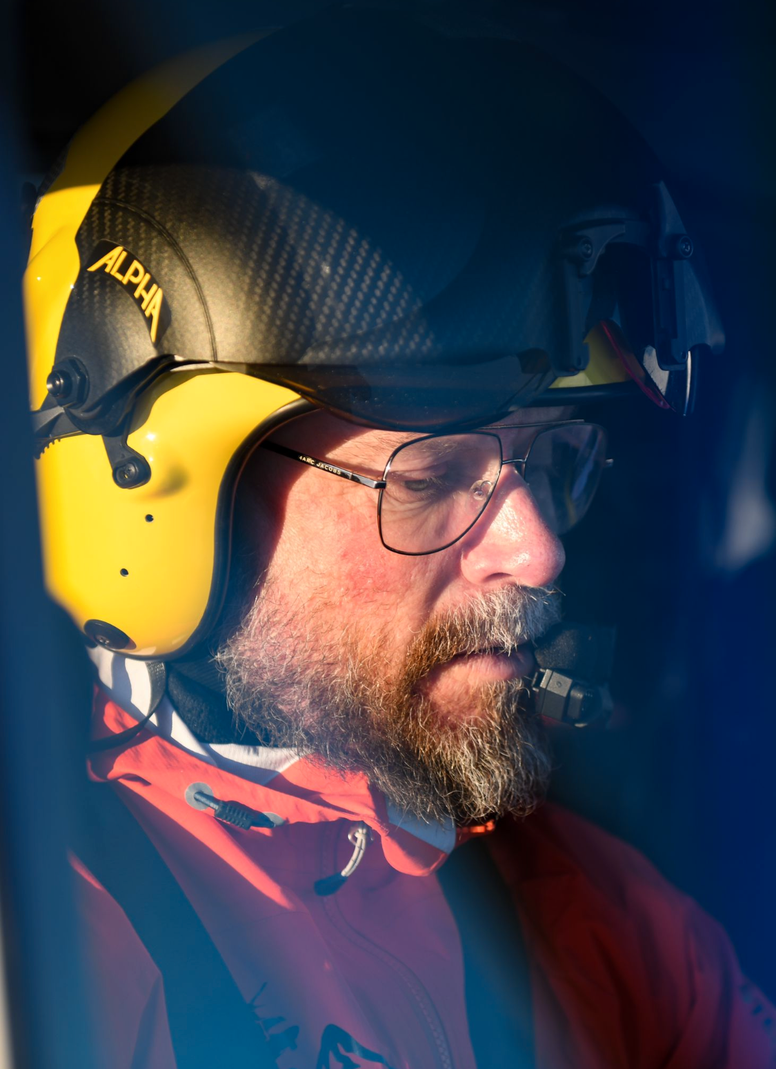Helikopterpiloten Leif Göransson.