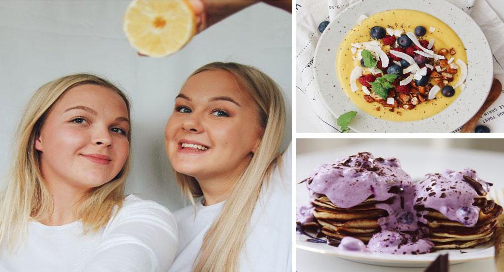Ronja Andegras, 22, och Amelie Näslund, 24 från Umeå vurmar för frukosten: ”Det är din stund!”