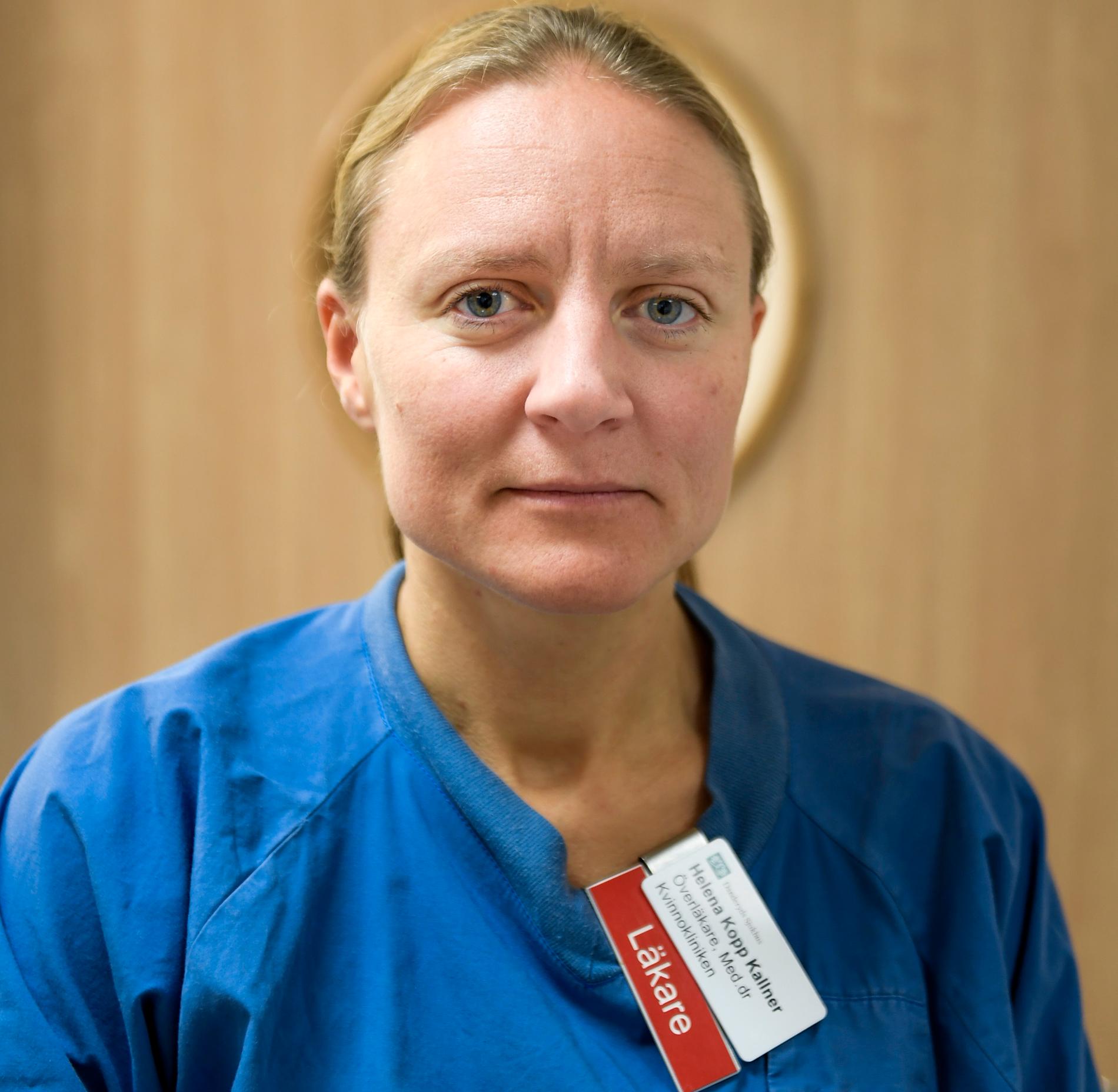  Helena Kopp- Kallner, gynekolog på Danderyds sjukhus och forskare vid Karolinska Institutet.