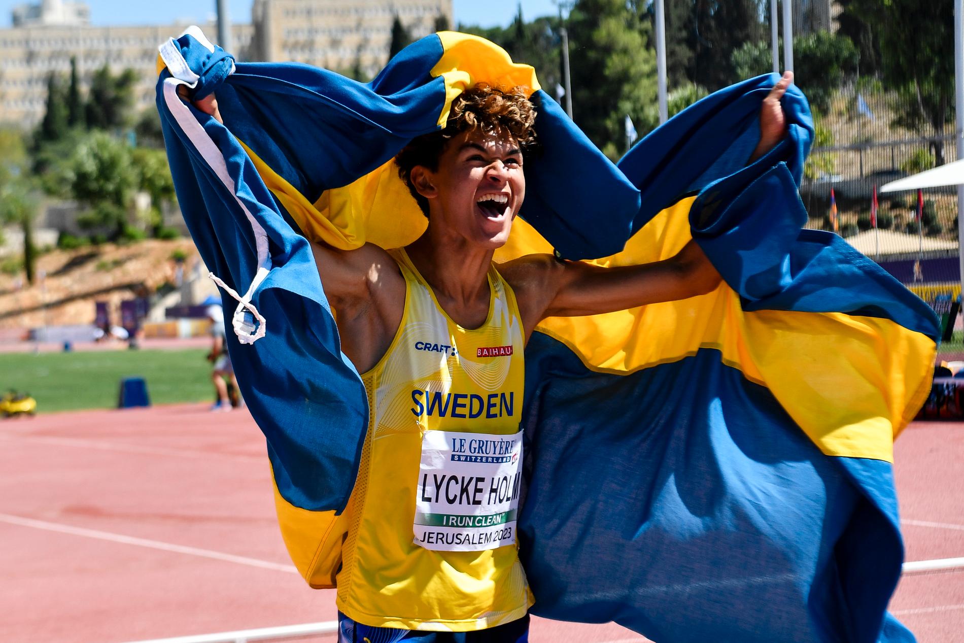 Melwin Lycke Holm tog guld i U20-EM.