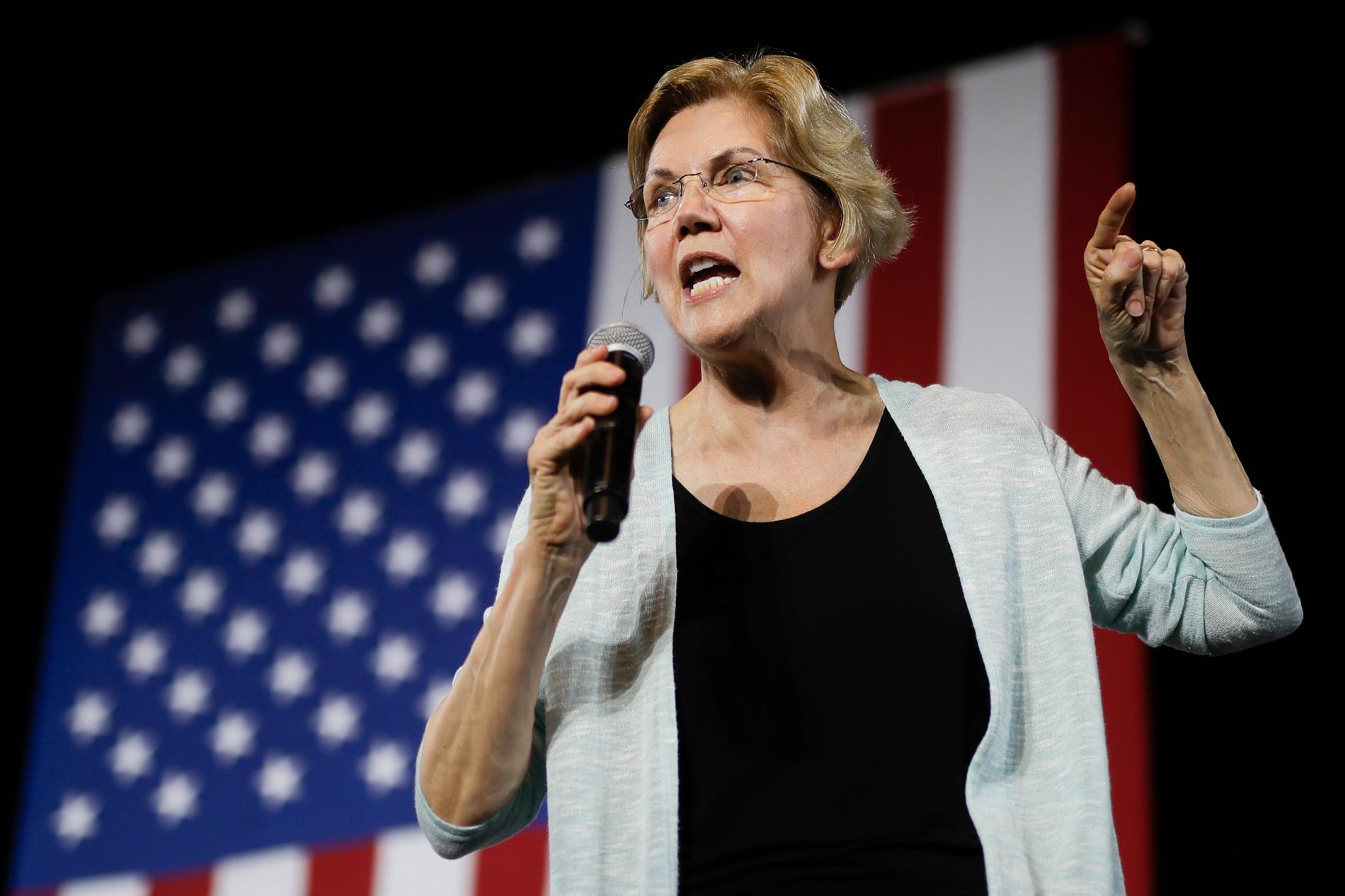 Den demokratiska presidentaspiranten och Massachusettssenatorn Elizabeth Warren har klättrat i opinionsmätningarna de senaste veckorna.