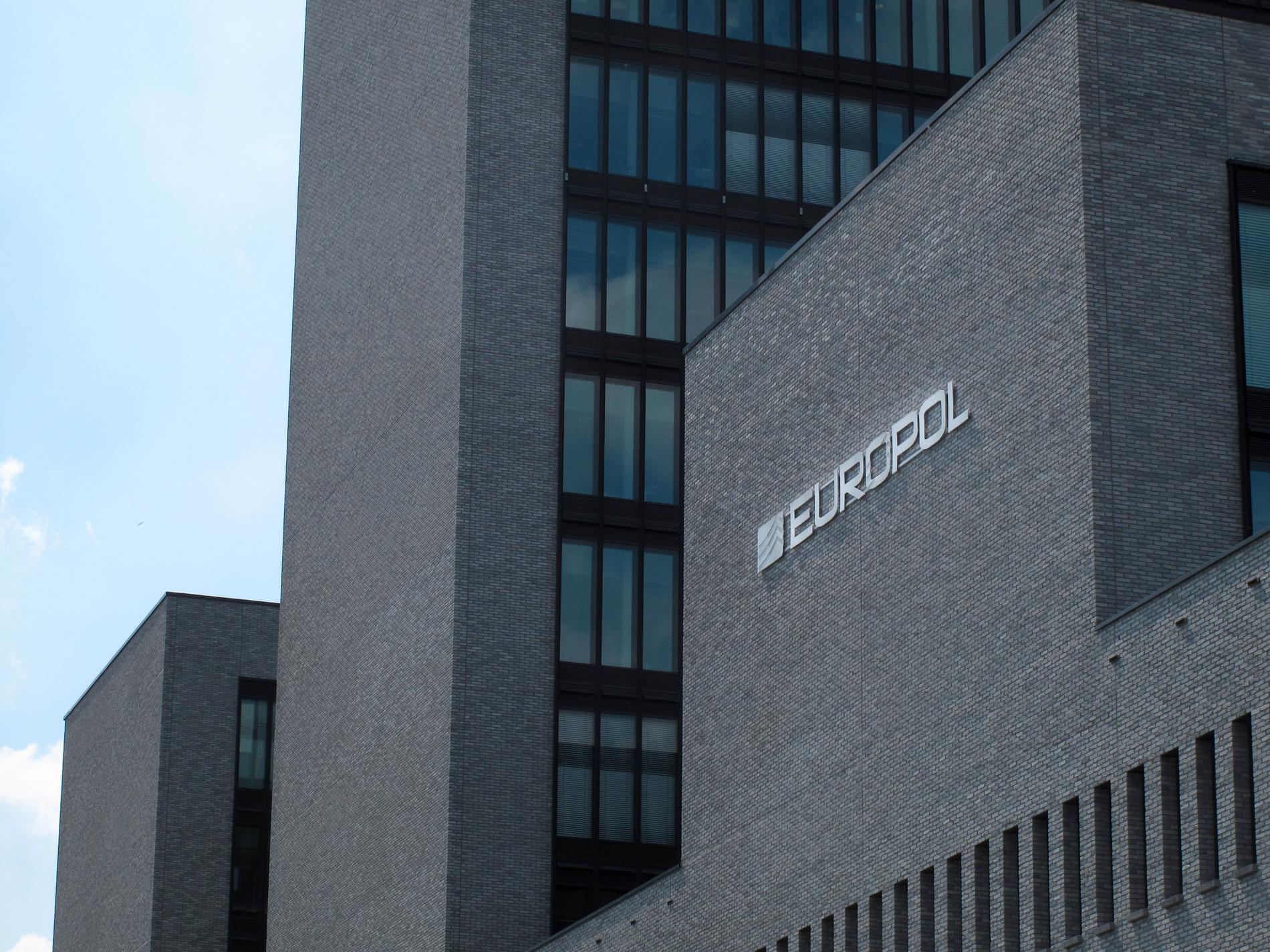 Europols högkvarter i Haag. Arkivbild.