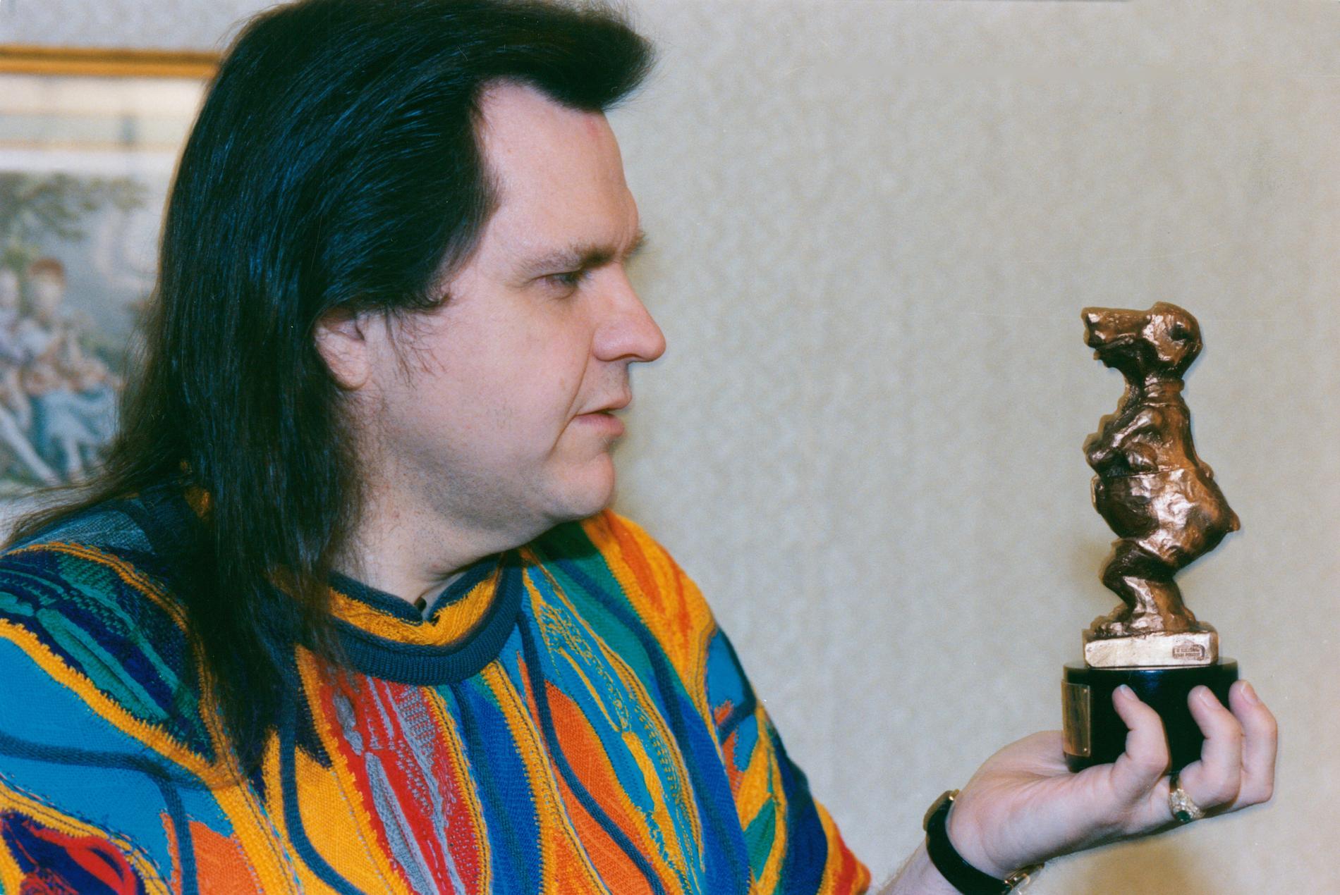 Meat Loaf med sin Rockbjörn 1994