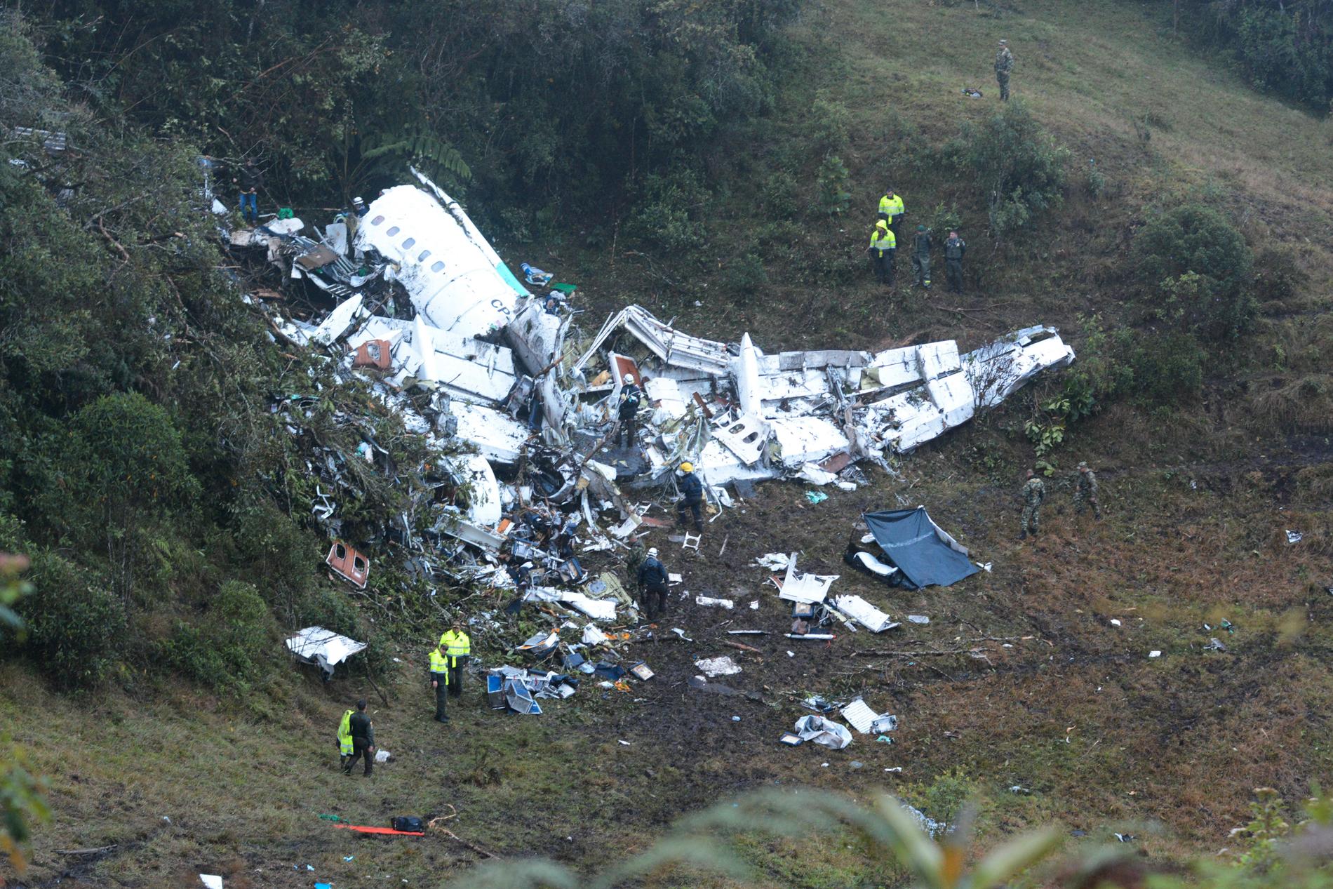 71 personer omkom i samband med flygkraschen.