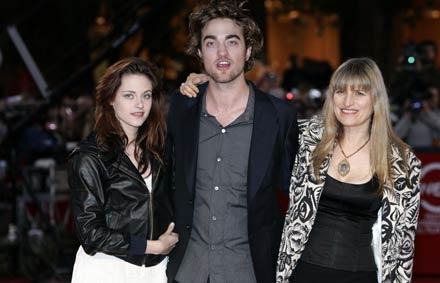 "Twilight"-gänget Kristen Stewart, Robert Pattinson och regissören Catherine Hardwicke.