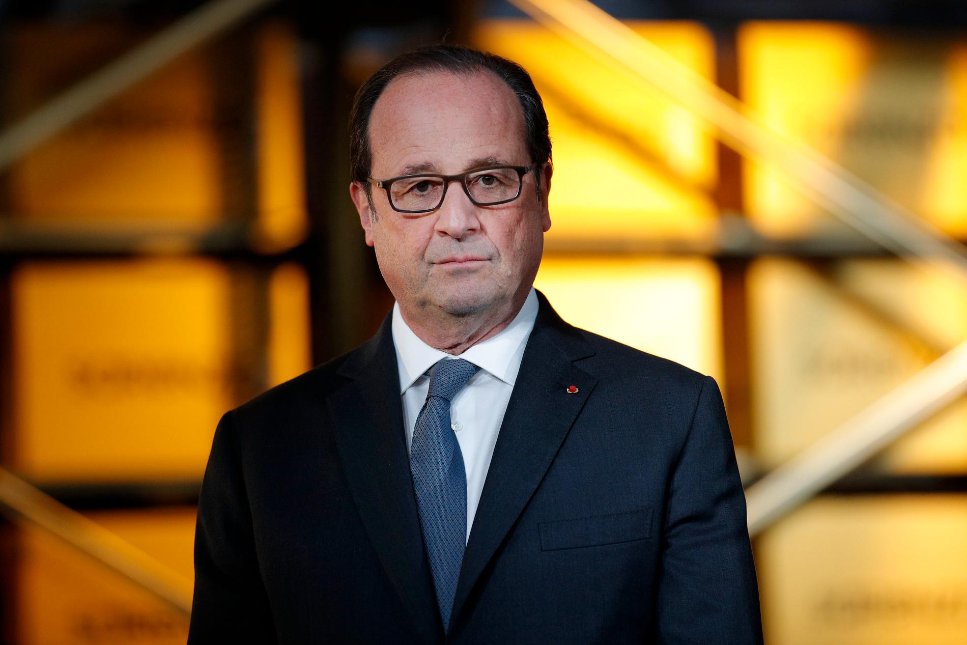 Frankrikes avgående president François Hollande.